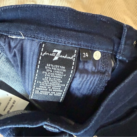 NWT 7 For All Mankind Ankle Gwenevere Skinny Jeans Size 24 - Picture 9 of 14